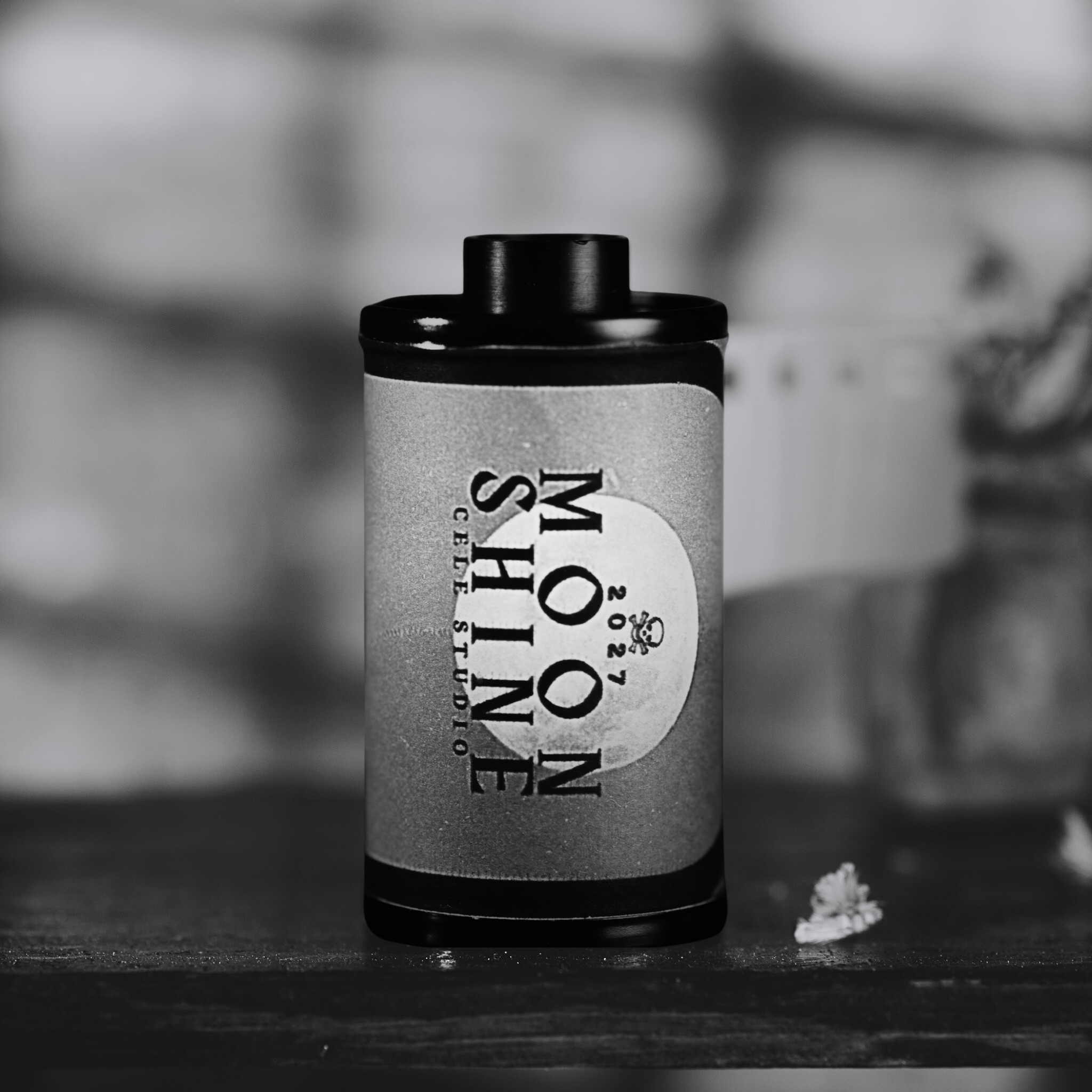 Image showing CELE STUDIO - MOONSHINE ISO 200 branded 35mm film canister